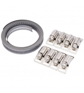 Wide Hose Clamp Set, 12mm