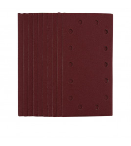 1/2 Sanding Sheets with Hook and Loop, 115 x 230mm, 120 Grit (Pack of 10)