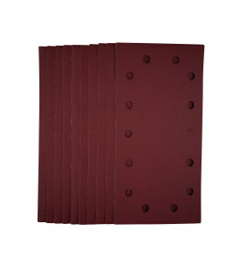 1/2 Sanding Sheets with Hook and Loop, 115 x 230mm, 240 Grit (Pack of 10)