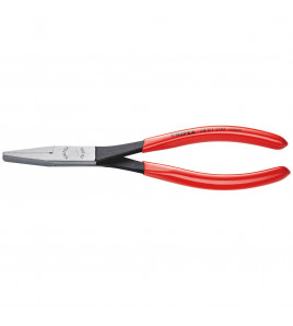 KNIPEX 28 01 200 Long Reach Needle Nose Pliers plastic coated black atramentized, 200mm