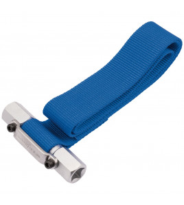 Oil Filter Strap Wrench, 3/8 and 1/2 Sq. Dr.,