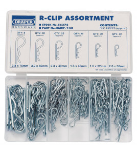 R-Clip Assortment (150 Piece)