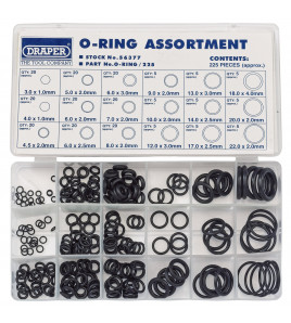 O-Ring Assortment (225 Piece)