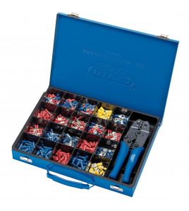 Draper Expert Ratchet Crimping Tool And Terminal Kit, 220mm