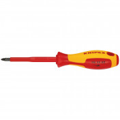 KNIPEX 98 25 02 VDE Insulated  Pozidriv® Screwdriver, PZ2 x 100mm