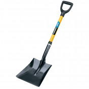 Square Mouth Builders Shovel with Fibreglass Shaft