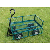 Steel Mesh Garden Trolley Cart, 200kg