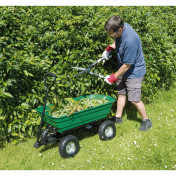 Garden Tipping Trolley Cart, 75L