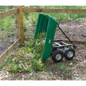 Garden Tipping Trolley Cart, 75L