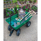 Garden Tipping Trolley Cart, 75L