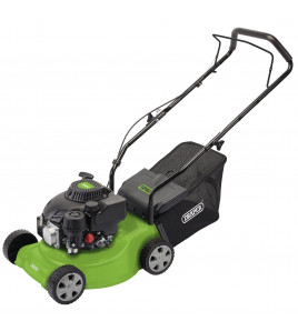 Composite Deck Petrol Lawn Mower, 390mm, 132cc/3.3HP