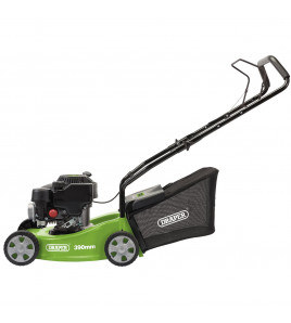 Composite Deck Petrol Lawn Mower, 390mm, 132cc/3.3HP