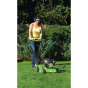 Composite Deck Petrol Lawn Mower, 390mm, 132cc/3.3HP