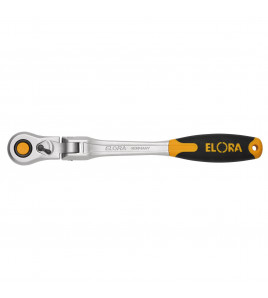 Elora Quick Release Soft Grip Reversible Ratchet with Flexible Head, 1/2 Sq. Dr., 305mm
