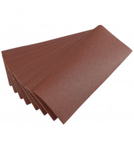 Aluminium Oxide Sanding Sheets, 232 x 92mm, 100 Grit (Pack of 10)