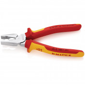 KNIPEX 02 06 200 VDE High Leverage Combination Pliers, 200mm