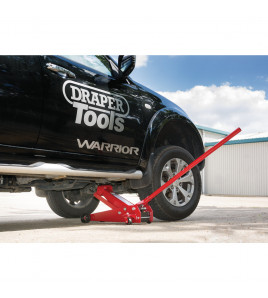 Heavy Duty Garage Trolley Jack, 3 Tonne, Red