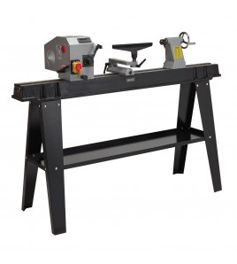 Variable Speed Wood Lathe with Digital Display, 750W