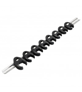 Draper Expert Metric Crow Foot Spanner Set on a Metal Rail, 3/8 Sq. Dr. (8 Piece)