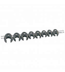 Draper Expert Metric Crow Foot Spanner Set on a Metal Rail, 3/8 Sq. Dr. (8 Piece)