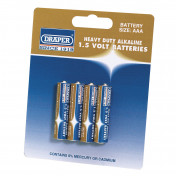 Heavy Duty Alkaline Batteries AAA (Pack of 4) - Discontinued