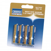 Heavy Duty Alkaline Batteries AA (Pack of 4) - Discontinued