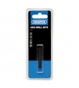 HSS Twist Drill Bits, 1.5 x 40mm (Pack of 10)