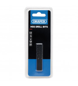 HSS Twist Drill Bits, 2.5 x 55mm (Pack of 10)