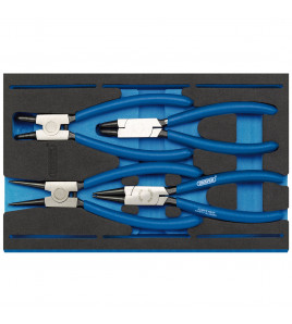 Circlip Plier Set in 1/4 Drawer EVA Insert Tray (4 Piece)
