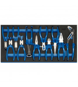 Heavy Duty Plier Set in Full Drawer EVA Insert Tray (11 Piece) - Discontinued