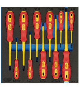 Draper Expert VDE Screwdriver Set in 1/2 Drawer EVA Insert Tray (11 Piece)