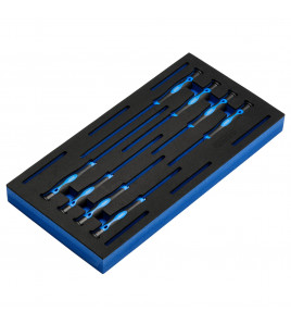 Extra Long Precision Screwdriver Set in 1/4 Drawer EVA Insert Tray (8 Piece)
