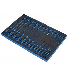 Soft Grip Screwdriver Set in Full Drawer EVA Insert Tray (27 Piece)
