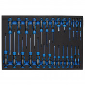 Soft Grip Screwdriver Set in Full Drawer EVA Insert Tray (27 Piece)