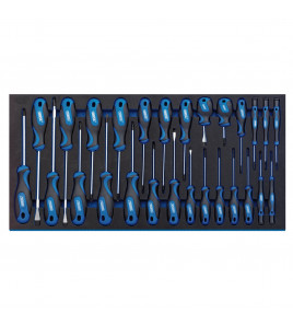 Soft Grip Screwdriver Set in Full Drawer EVA Insert Tray (27 Piece)