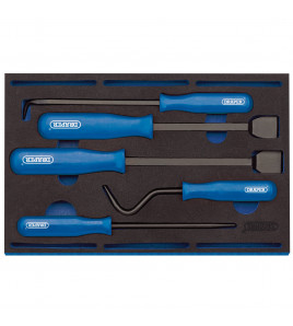 Scraper and Remover Set in 1/4 Drawer EVA Insert Tray (5 Piece)
