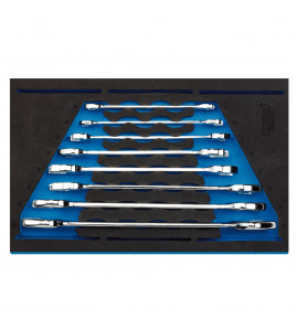 Draper Expert Open Ended Spanner Set in 1/4 Drawer EVA Insert Tray (8 Piece)