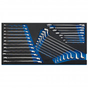 Spanner Set in Full Drawer EVA Insert Tray (28 Piece)