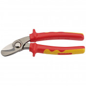 VDE Approved Fully Insulated Cable Shears, 180mm - Discontinued