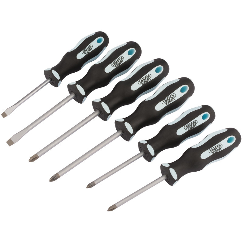 Draper Expert Soft Grip Screwdriver Set (6 Piece)