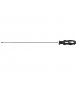 Draper Expert Cross Slot Extra Long Reach Soft Grip Screwdriver, No.2 x 450mm