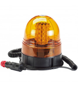 12/24V LED Magnetic Base Rotating Beacon, 400 Lumens
