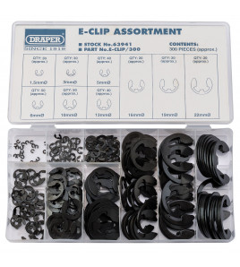 E-Clip Assortment (300 Piece)