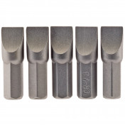 Plain Slot Insert Bit, 8.0mm, 1/4 Hex, 25mm Long (Pack of 5)