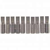 Plain Slot Insert Bit, 5.5mm, 1/4 Hex, 25mm Long (Pack of 10)