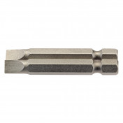 Plain Slot Insert Bit, 6mm, 1/4 Hex, 50mm Long (Pack of 2)