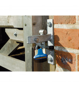 Solid Brass Padlock and 2 Keys with Hardened Steel Shackle and Bumper, 42mm