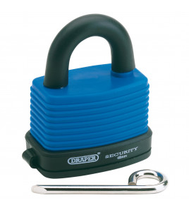 Resettable 4 Number Combination Laminated Steel Padlock and Bumper, 48mm