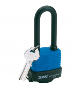 Laminated Steel Padlock with Extra Long Shackle, 45mm