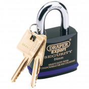 Heavy Duty Padlock and 2 Keys with Super Tough Molybdenum Steel Shackle, 54mm - Discontinued